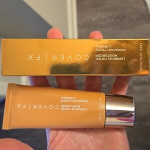 2 COVER FX - Medium Luminious Tinted Moisturizer One New In Package. One Opened